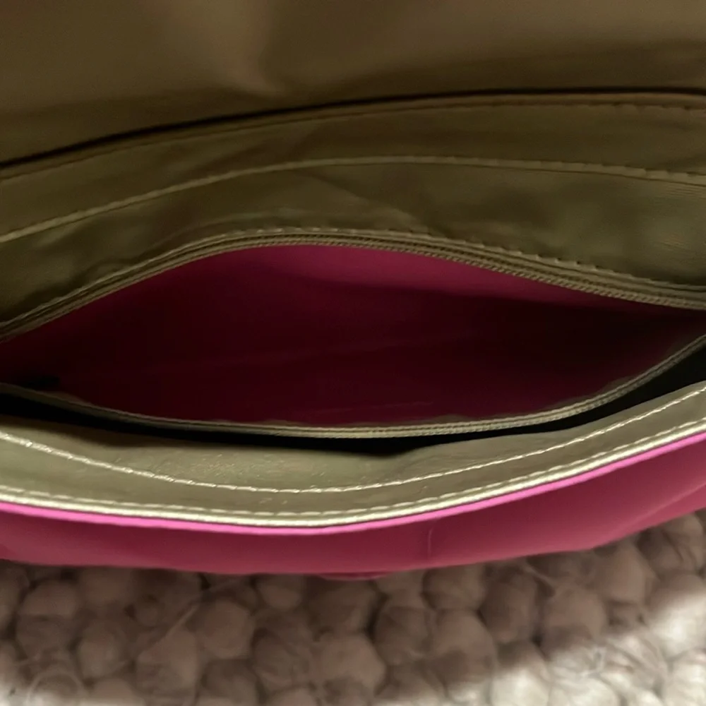 Kate Spade Pink and Red Bow Shoulder Bag - Picture 9 of 12
